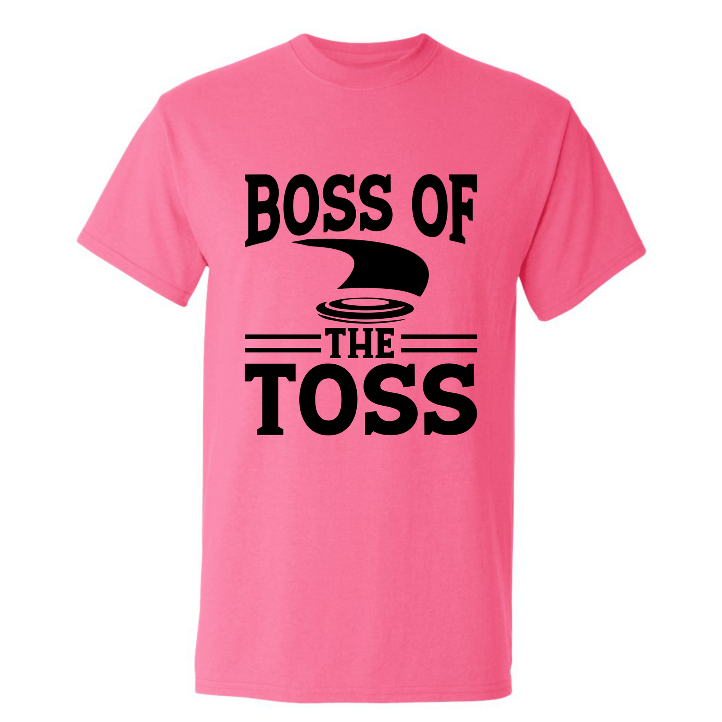 Disc Golf Shirt BOSS of the TOSS Mens Discgolfing Graphic T-Shirt