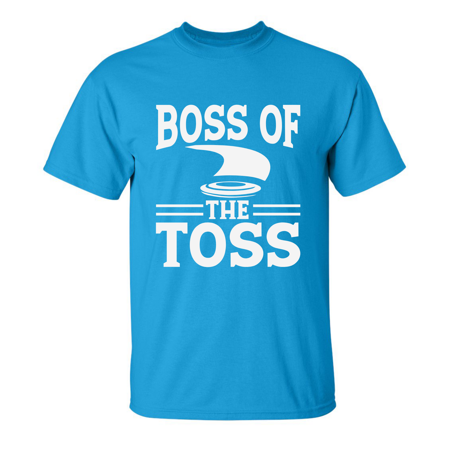Disc Golf Shirt BOSS of the TOSS Mens Discgolfing Graphic T-Shirt