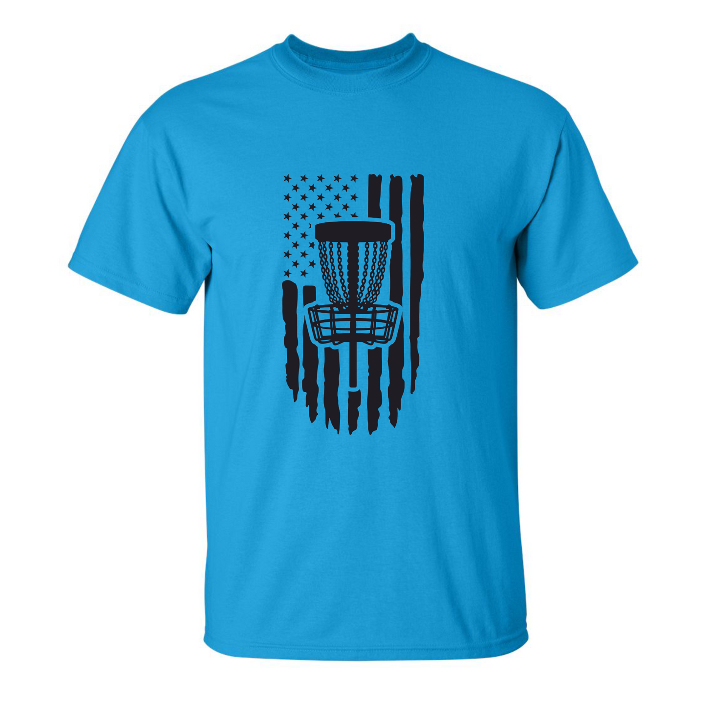 Disc Golf Shirt American Flag PATRIOTIC Discgolfing Discgolfer Graphic T-Shirt