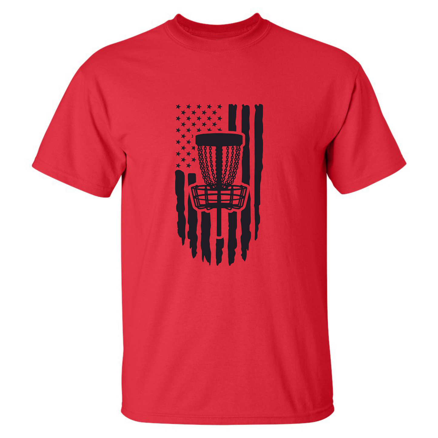 Disc Golf Shirt American Flag PATRIOTIC Discgolfing Discgolfer Graphic T-Shirt