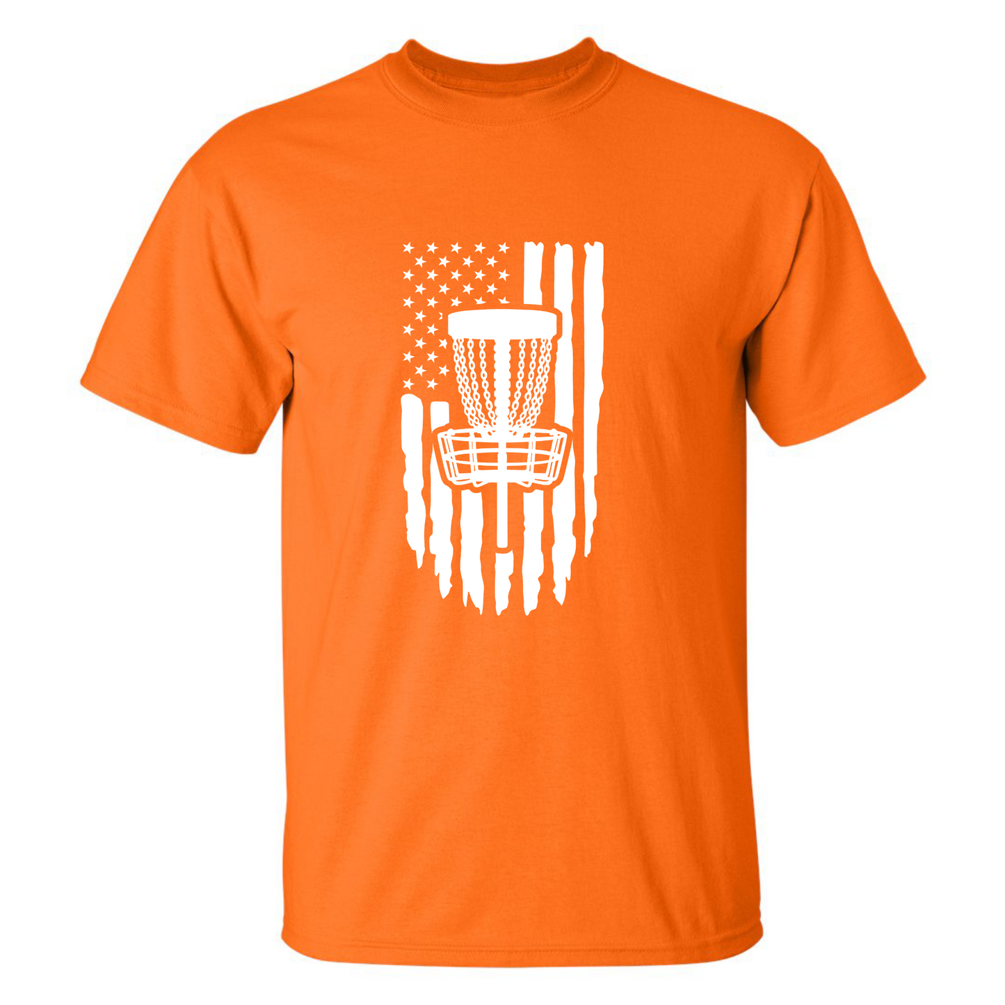 Disc Golf Shirt American Flag PATRIOTIC Discgolfing Discgolfer Graphic T-Shirt