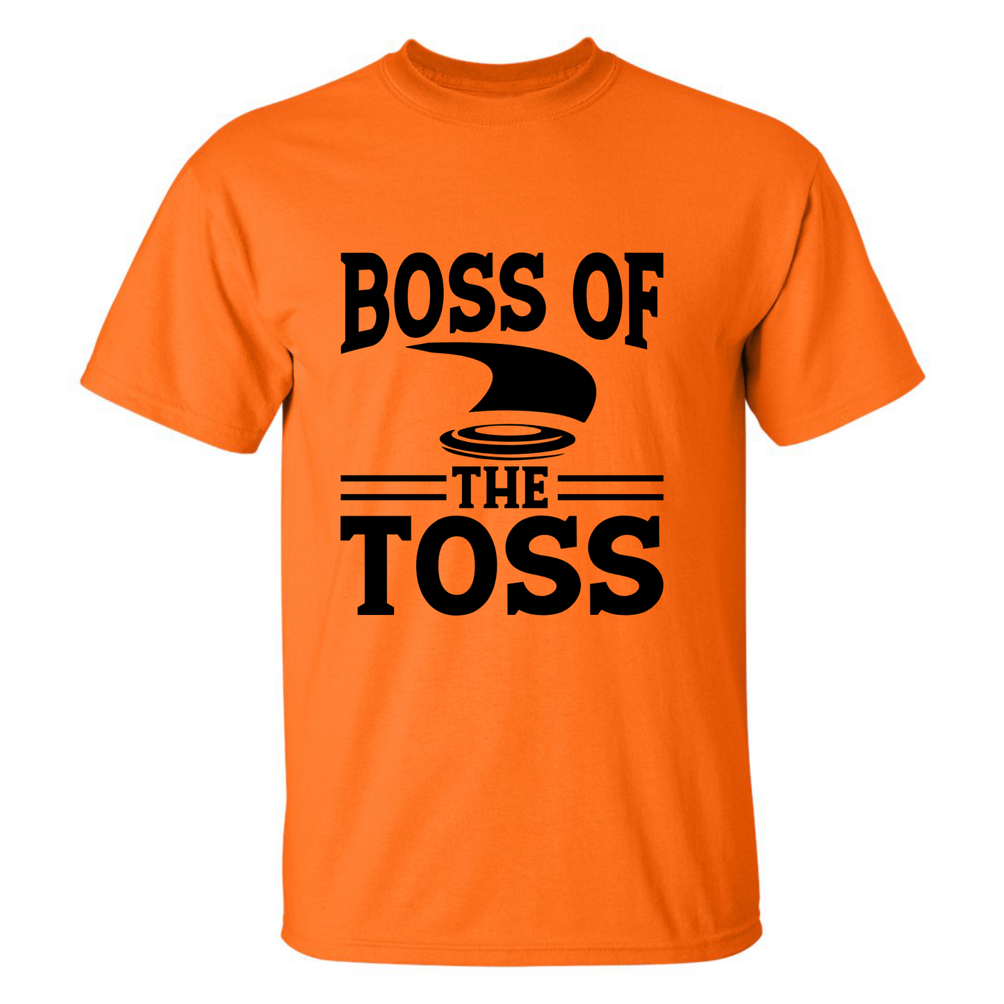 Disc Golf Shirt BOSS of the TOSS Mens Discgolfing Graphic T-Shirt