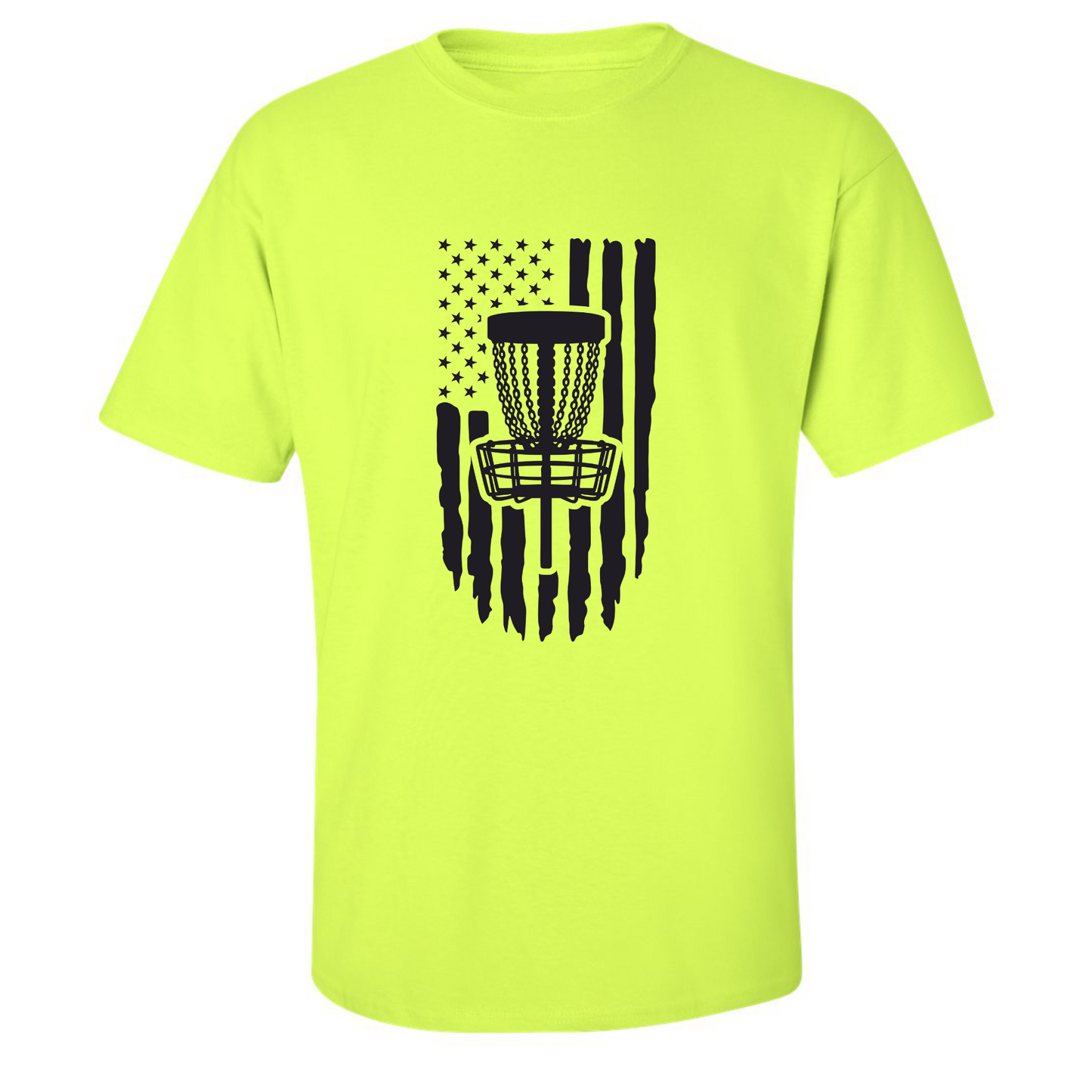 Disc Golf Shirt American Flag PATRIOTIC Discgolfing Discgolfer Graphic T-Shirt