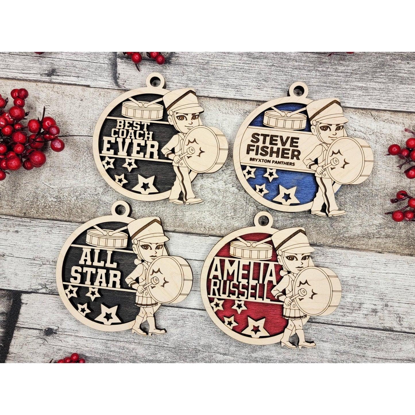 Personalized Animated MARCHING Band Ornaments Custom Christmas Gift