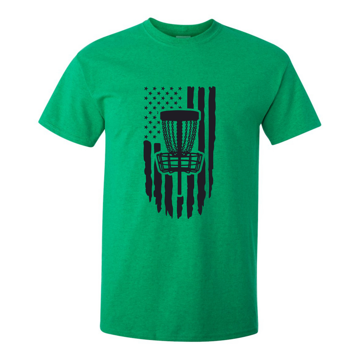 Disc Golf Shirt American Flag PATRIOTIC Discgolfing Discgolfer Graphic T-Shirt