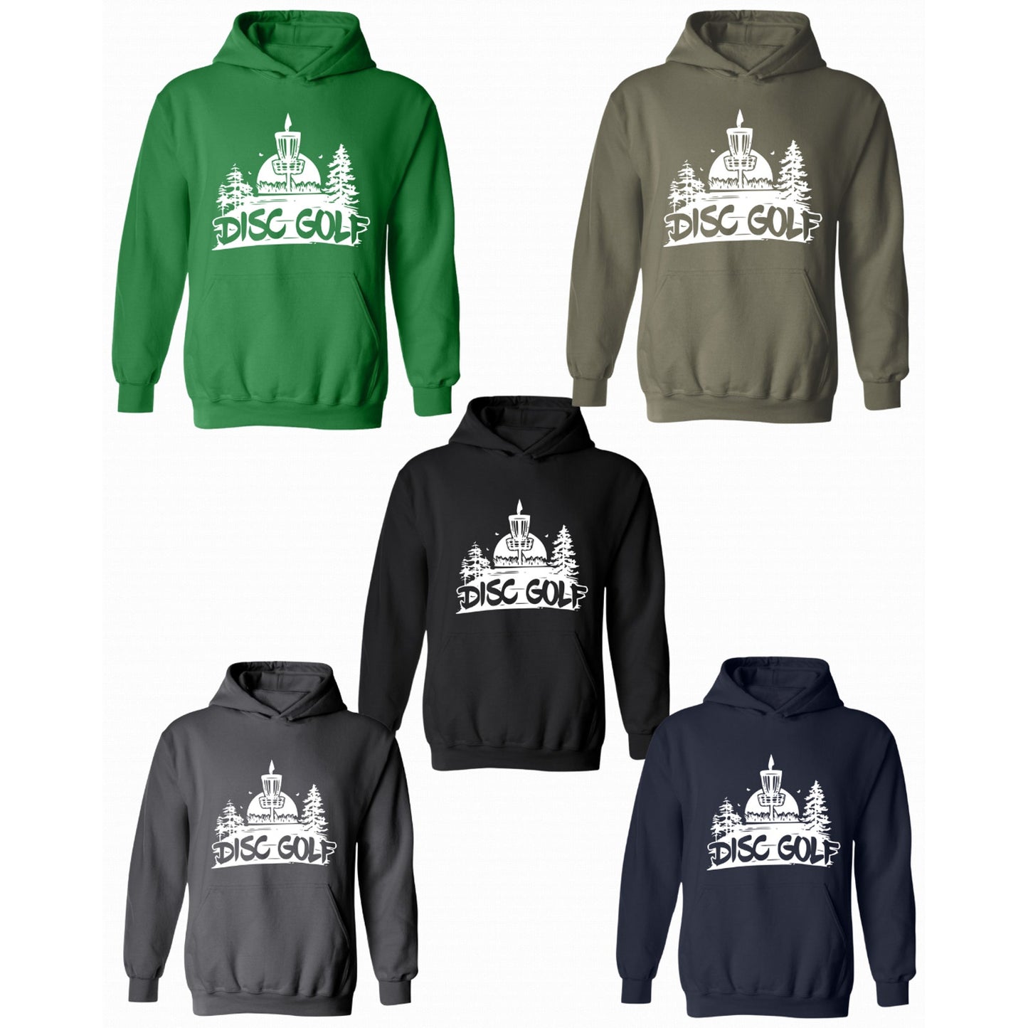 Disc Golf Hoodie DISCGOLF SUNSET Discgolfer Discgolfing Sweatshirt