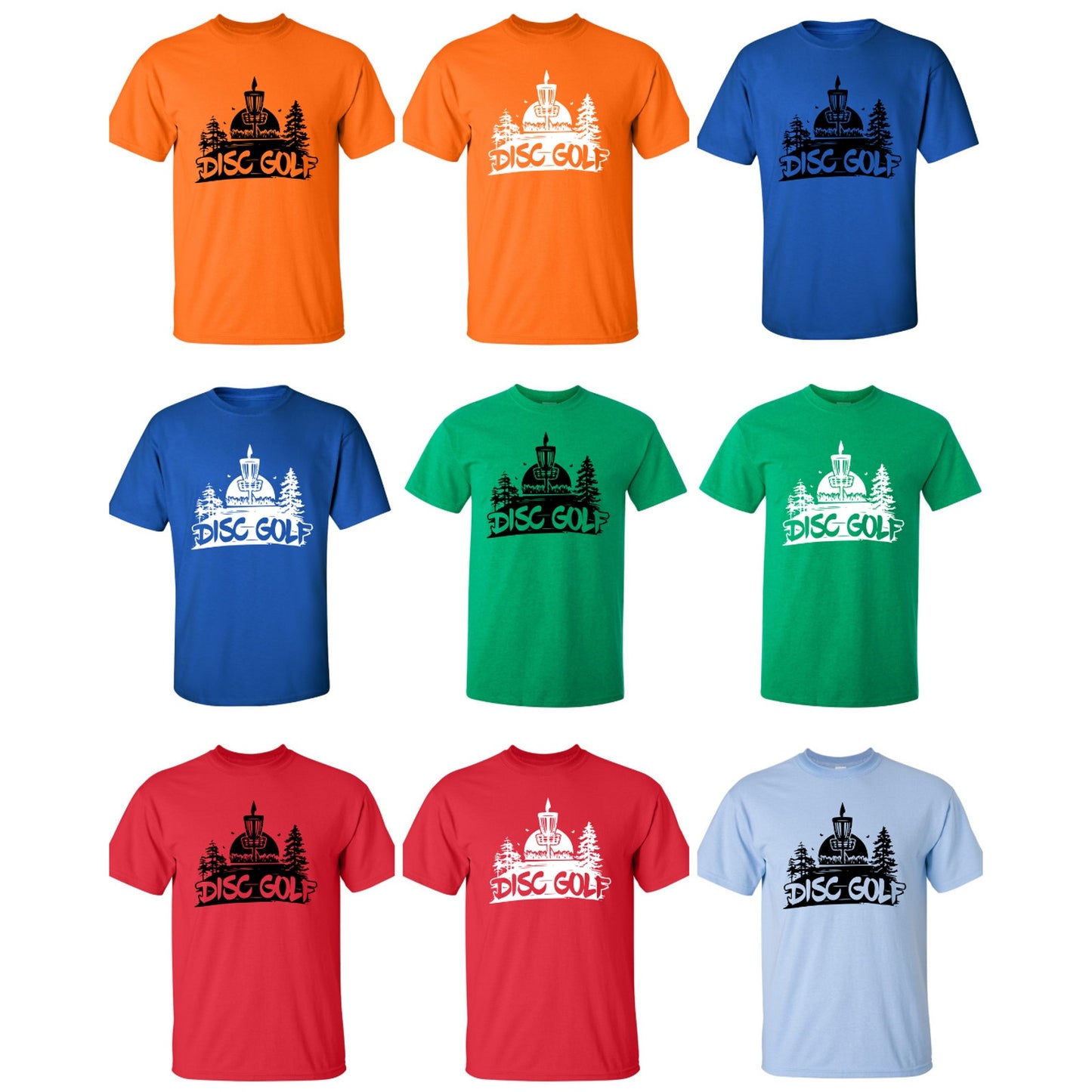 Disc Golf T Shirt DISCGOLF SUNSET Discgolfer Discgolfing Shirt