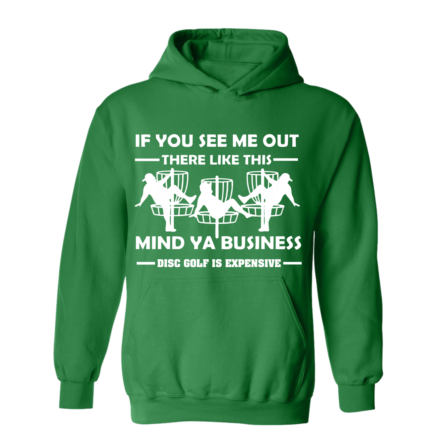 Disc Golf Hoodie Discgolf Is Expensive Funny Man Stripper Mens Sweatshirt
