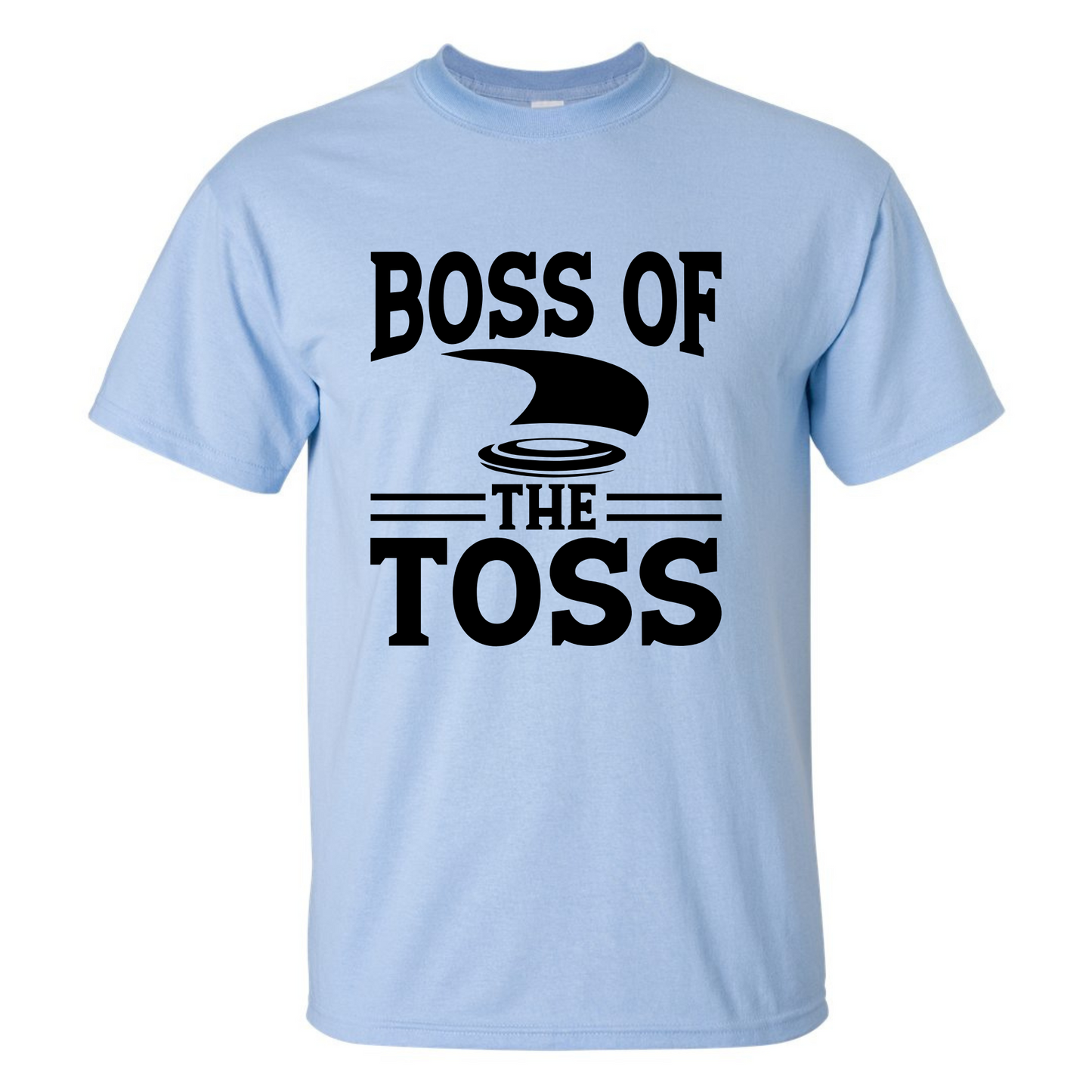 Disc Golf Shirt BOSS of the TOSS Mens Discgolfing Graphic T-Shirt