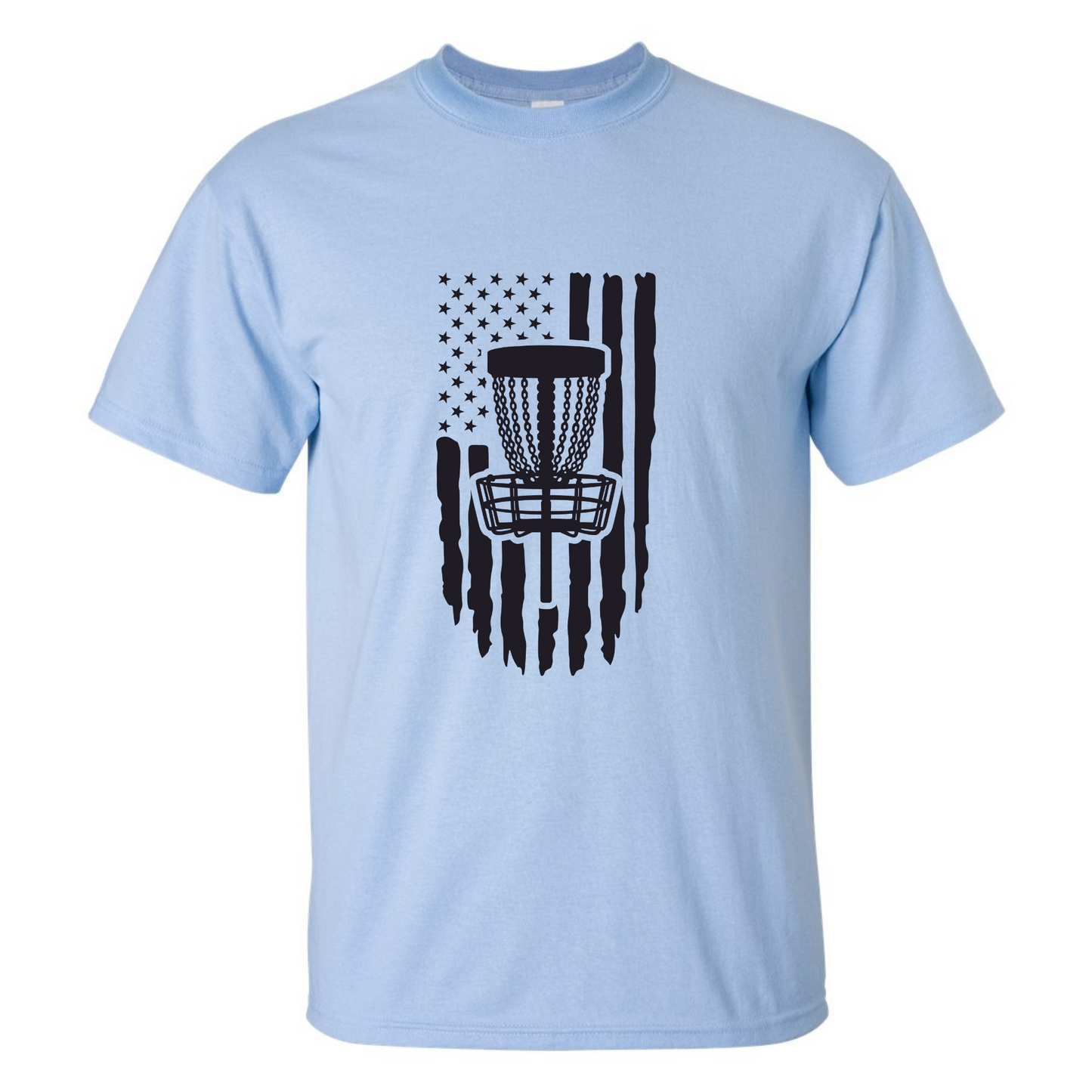 Disc Golf Shirt American Flag PATRIOTIC Discgolfing Discgolfer Graphic T-Shirt
