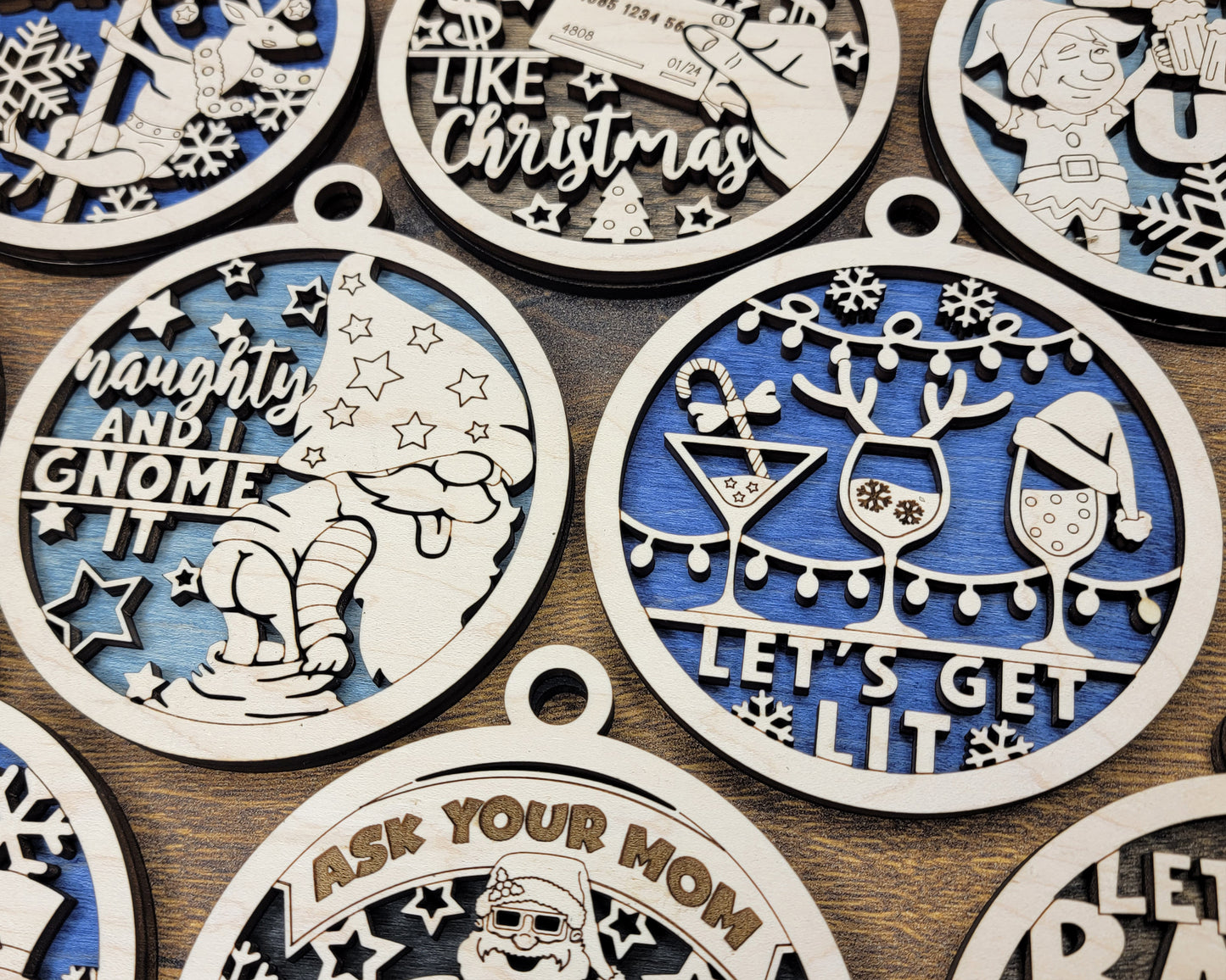 Its Beginning To COST Alot Christmas Ornaments Funny Naughty Nice Gift