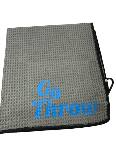 Custom Golf Towel Customized W/YOUR LOGO Vinyl Grommet Clip On CHOOSE COLOR/LOGO