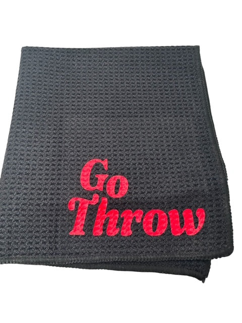 Custom Golf Towel Customized W/YOUR LOGO Vinyl Grommet Clip On CHOOSE COLOR/LOGO