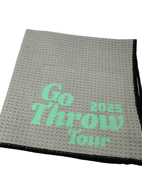 Custom Golf Towel Customized W/YOUR LOGO Vinyl Grommet Clip On CHOOSE COLOR/LOGO