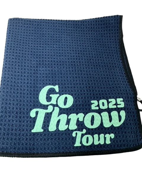 Custom Golf Towel Customized W/YOUR LOGO Vinyl Grommet Clip On CHOOSE COLOR/LOGO