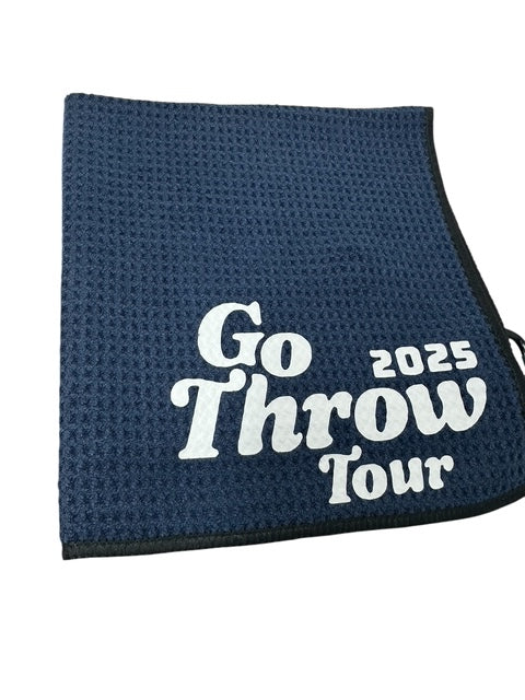 Custom Golf Towel Customized W/YOUR LOGO Vinyl Grommet Clip On CHOOSE COLOR/LOGO