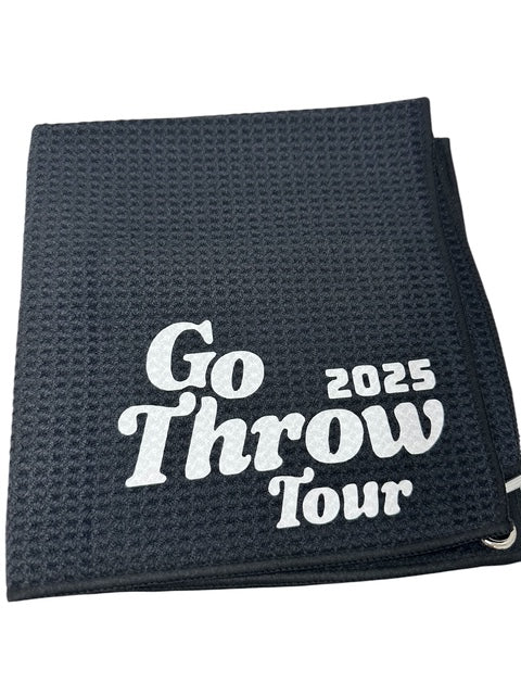 Custom Golf Towel Customized W/YOUR LOGO Vinyl Grommet Clip On CHOOSE COLOR/LOGO