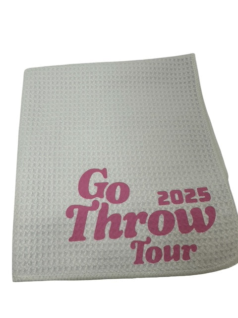Custom Golf Towel Customized W/YOUR LOGO Vinyl Grommet Clip On CHOOSE COLOR/LOGO