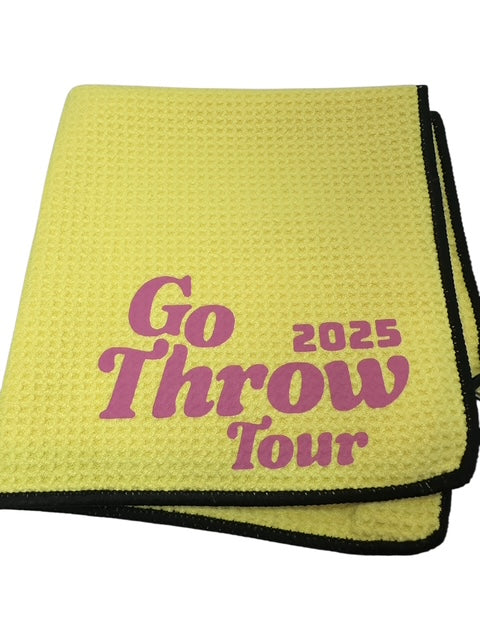 Custom Golf Towel Customized W/YOUR LOGO Vinyl Grommet Clip On CHOOSE COLOR/LOGO