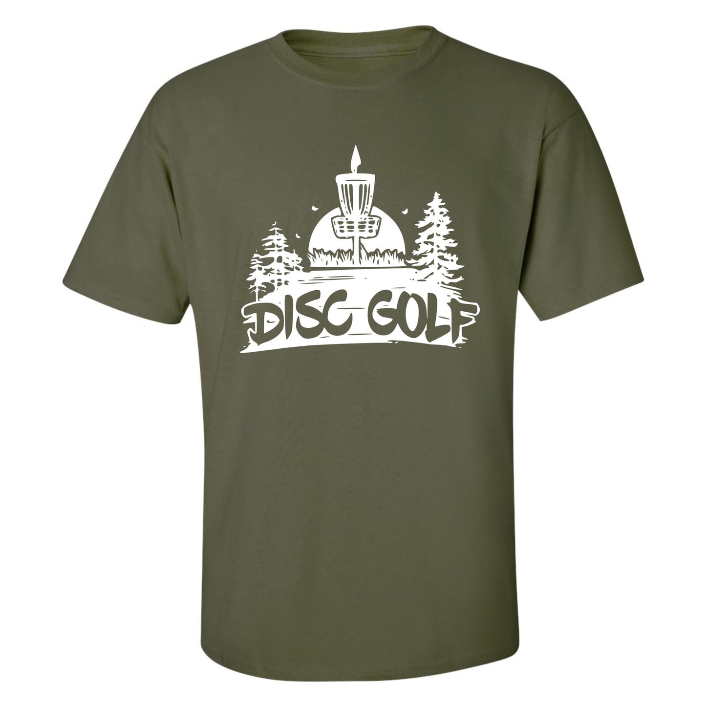Disc Golf T Shirt DISCGOLF SUNSET Discgolfer Discgolfing Shirt