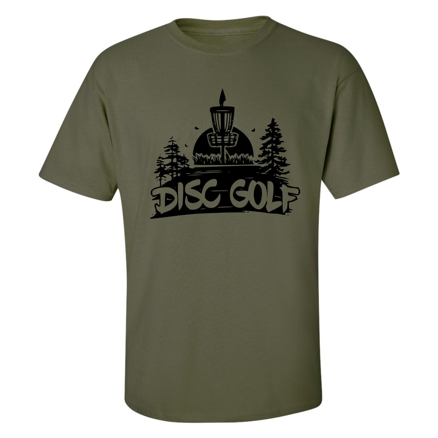 Disc Golf T Shirt DISCGOLF SUNSET Discgolfer Discgolfing Shirt