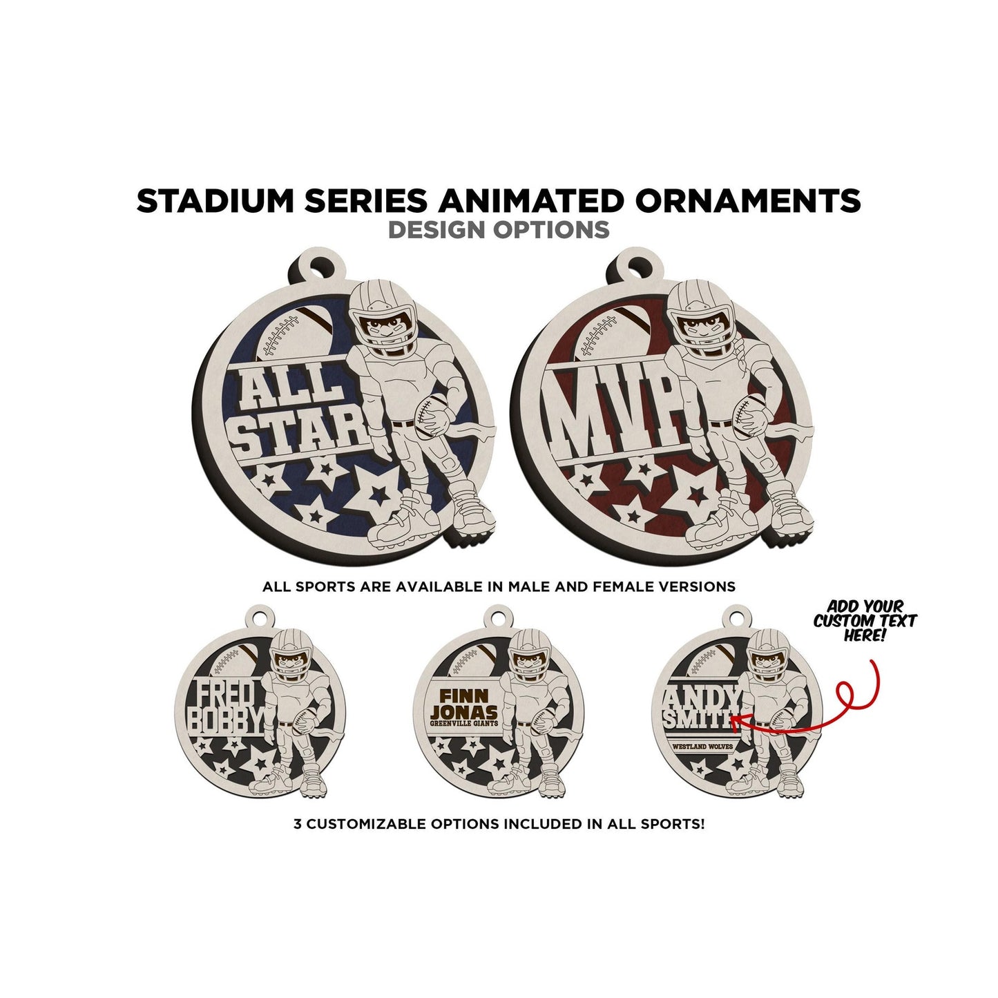 Personalized Animated MARCHING Band Ornaments Custom Christmas Gift