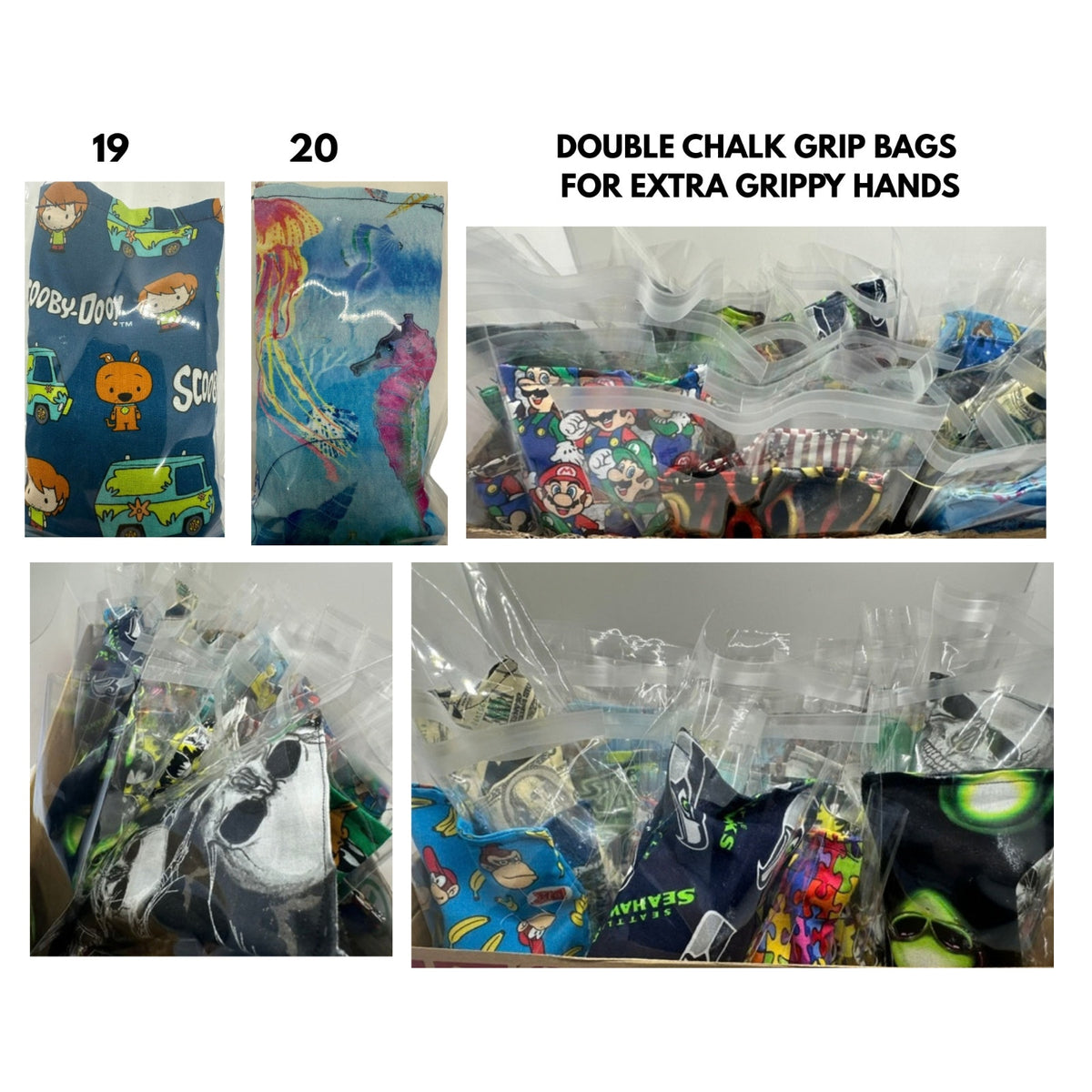 Grip Bags DOUBLE Chalk SportSacks Disc Golf Sweaty Hands Helper Dry Hands