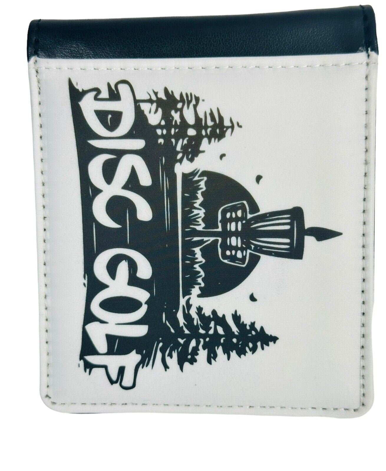 Disc Golf BASKET TREE SCENE Disc Sublimated Design Bi-Fold Wallet Disgolfer Gift