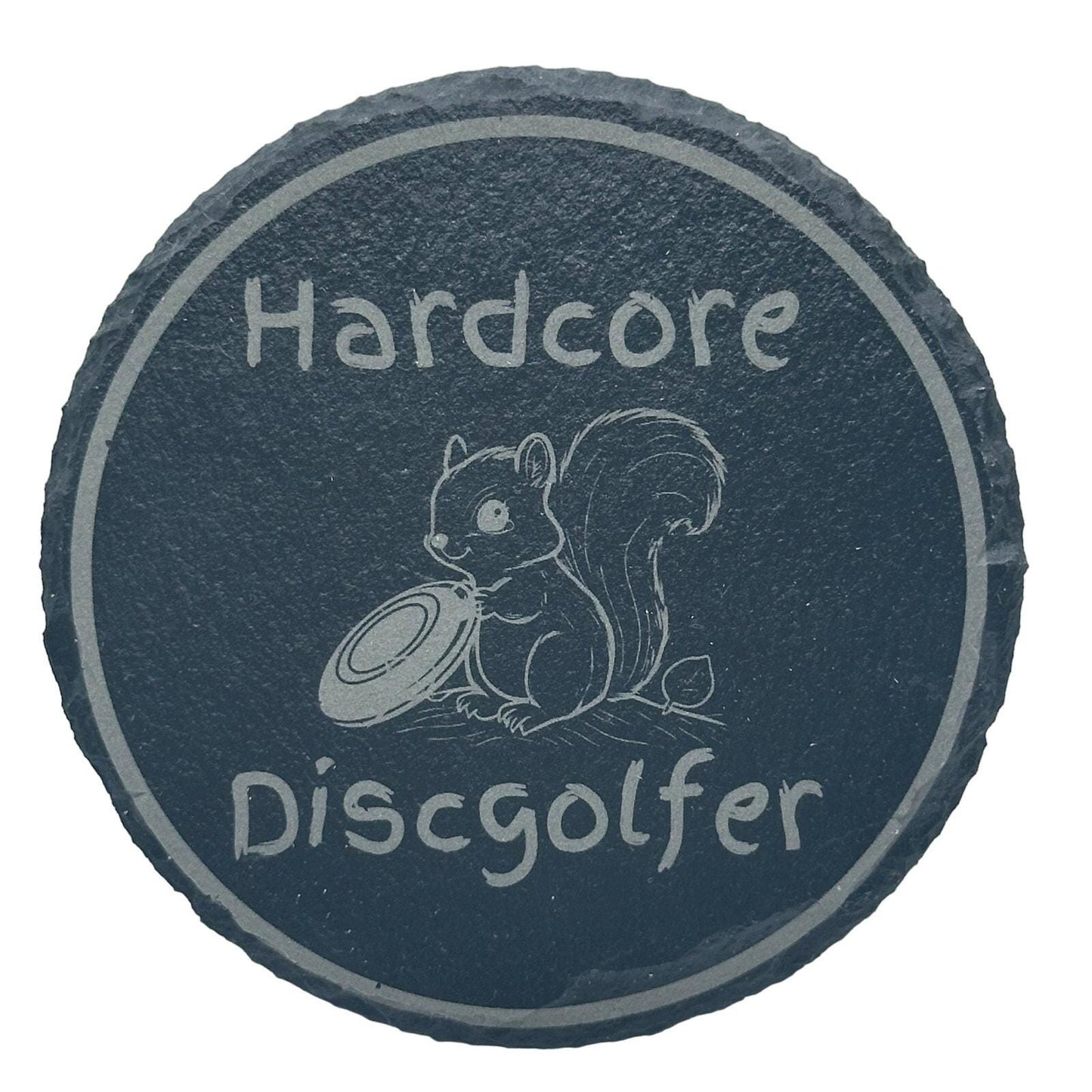 Disc Golf Laser Engraved Slate Coasters Discgolfer Gift Set Of 2 CHOOSE STYLE