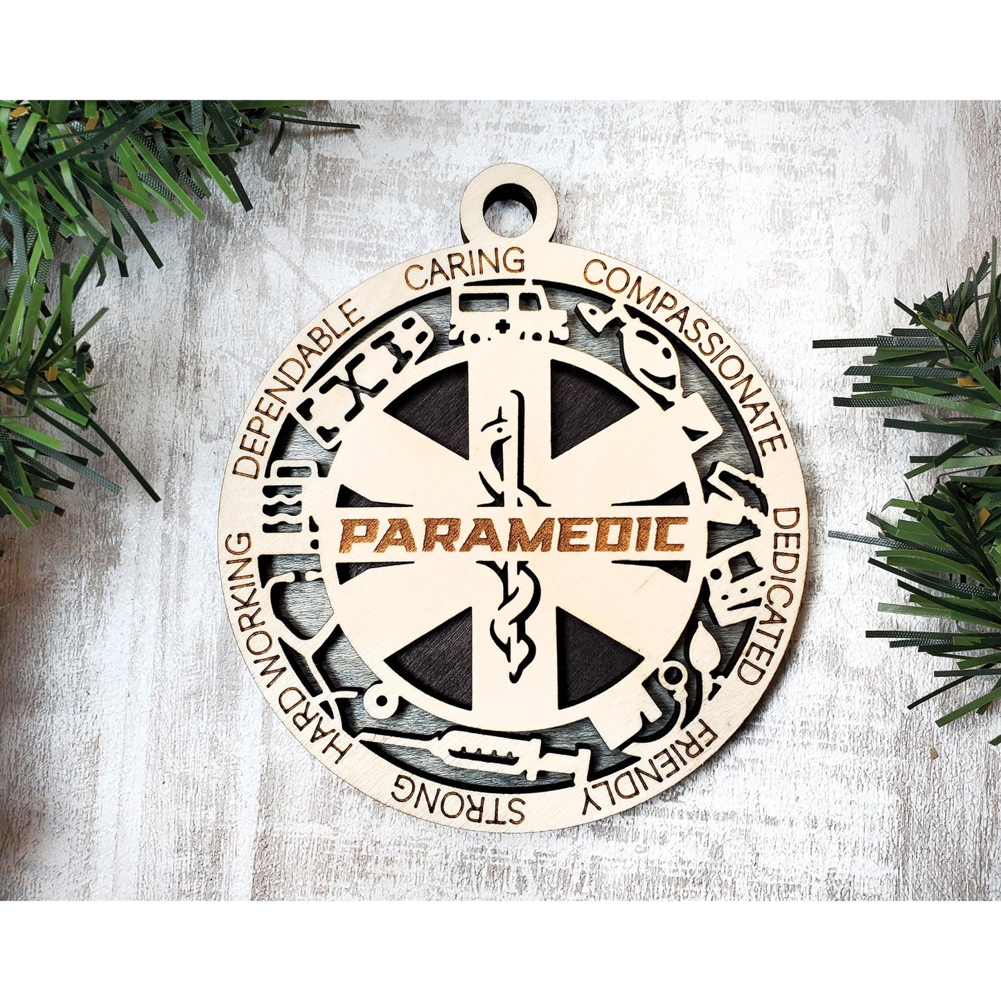 PARAMEDIC Ornament Personalized First Responder Christmas Gift