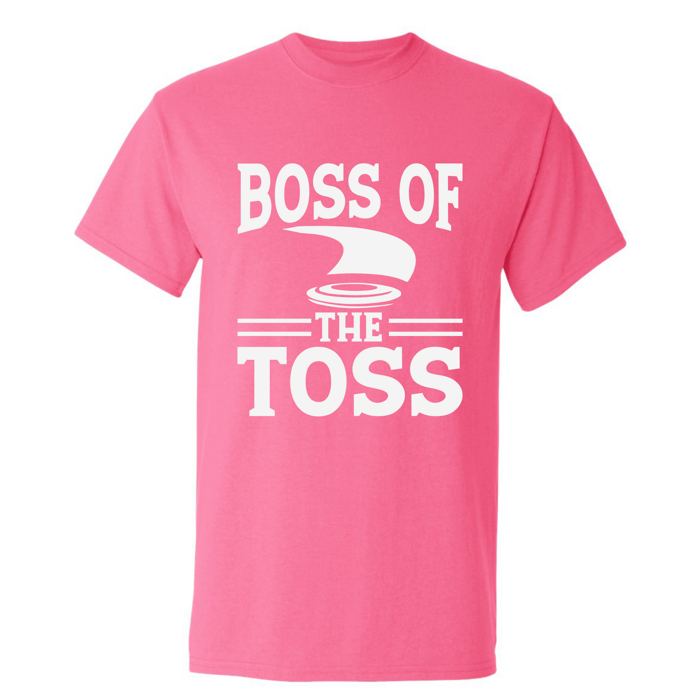 Disc Golf Shirt BOSS of the TOSS Mens Discgolfing Graphic T-Shirt