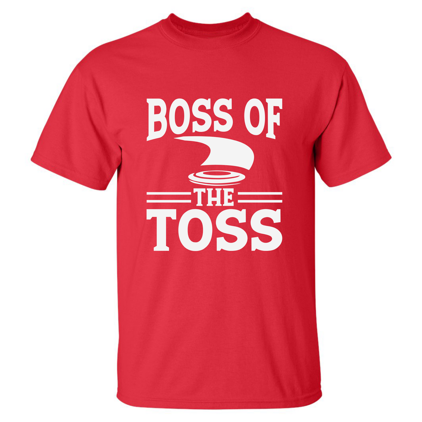 Disc Golf Shirt BOSS of the TOSS Mens Discgolfing Graphic T-Shirt