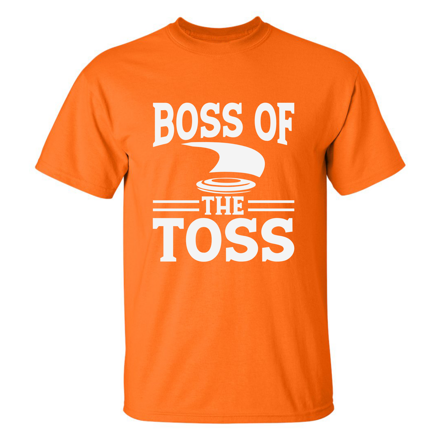 Disc Golf Shirt BOSS of the TOSS Mens Discgolfing Graphic T-Shirt