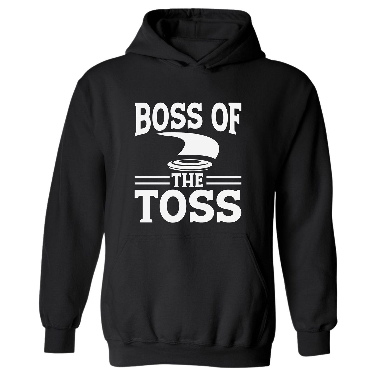 Disc Golf Funny Hoodie BOSS of The Toss Discgolfing Discgolfer Gift Sweatshirt
