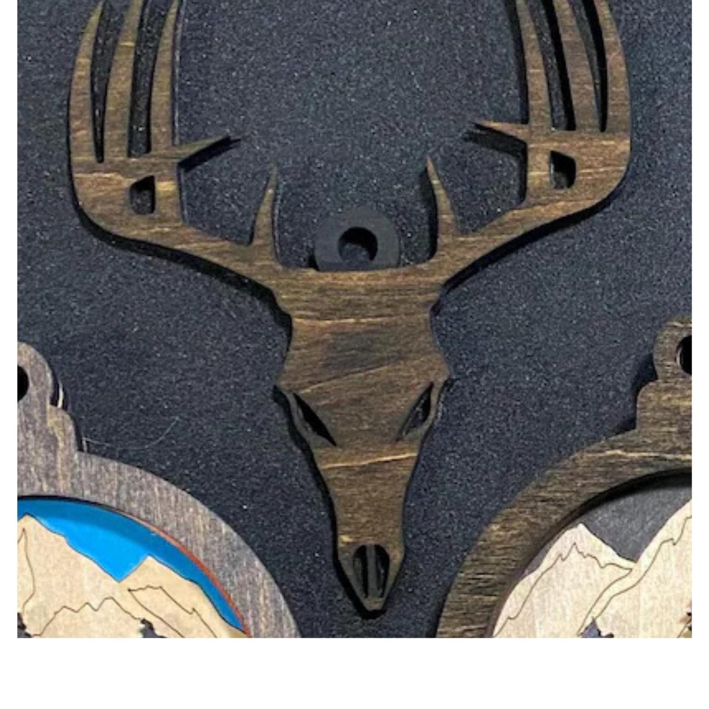 HUNTING Ornaments Bears Bow Duck Dog Skull Sasquatch Fox Hunter Christmas Gift