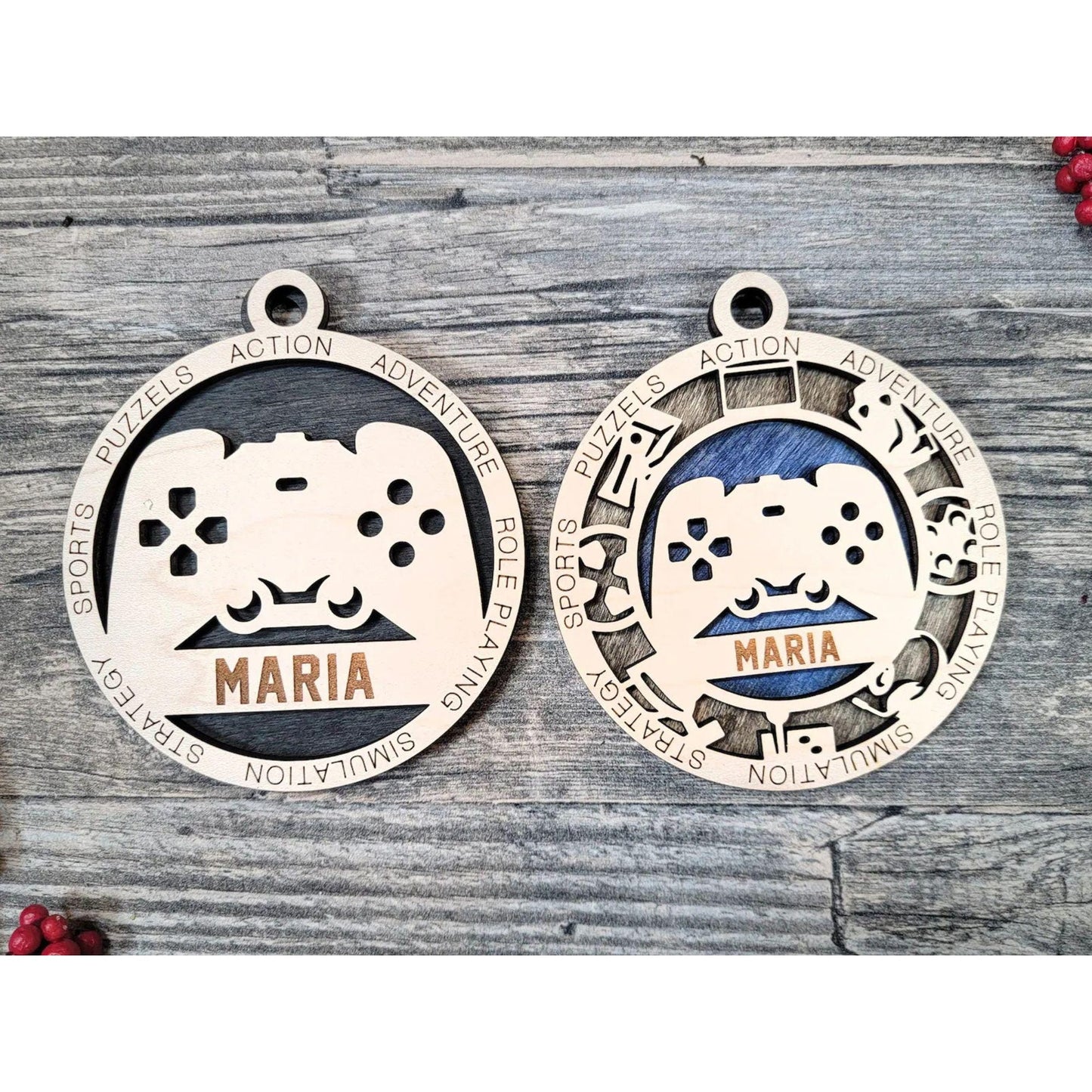 Personalized GAMER GAMING Ornament Custom Name Gift