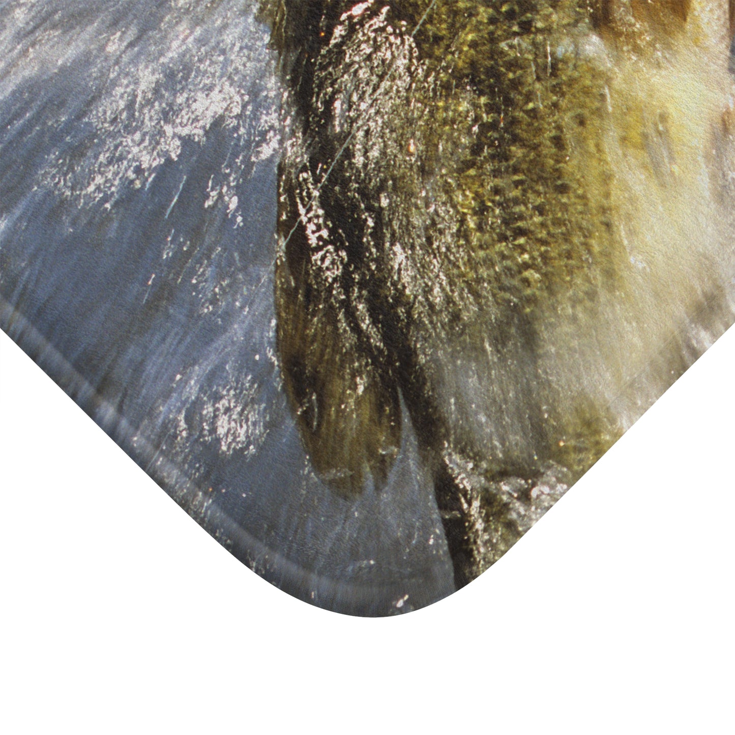 Fishing Jumping Fish Lure Colorful Fisherman Bath Mat Gift Bathroom Decor