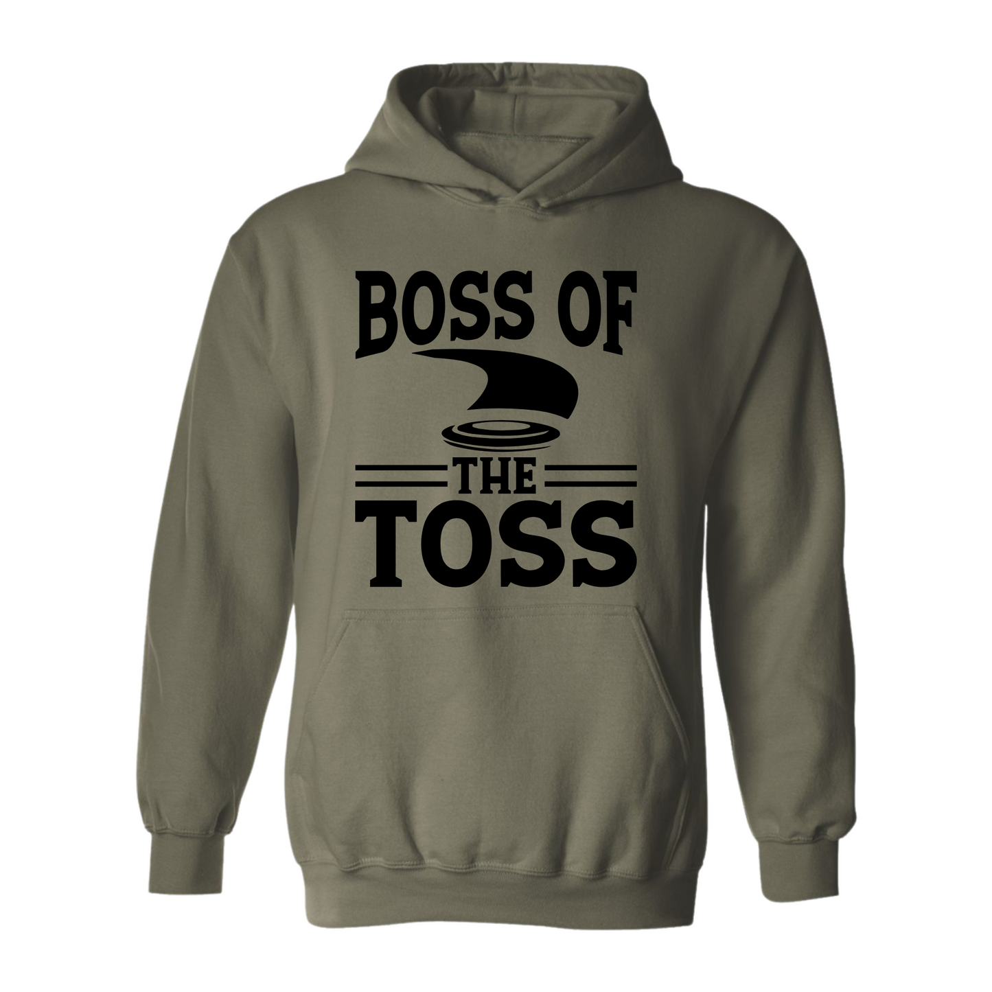Disc Golf Funny Hoodie BOSS of The Toss Discgolfing Discgolfer Gift Sweatshirt