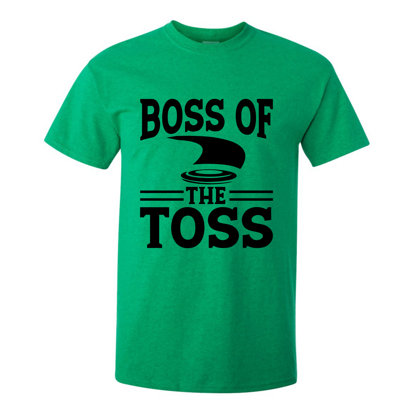 Disc Golf Shirt BOSS of the TOSS Mens Discgolfing Graphic T-Shirt