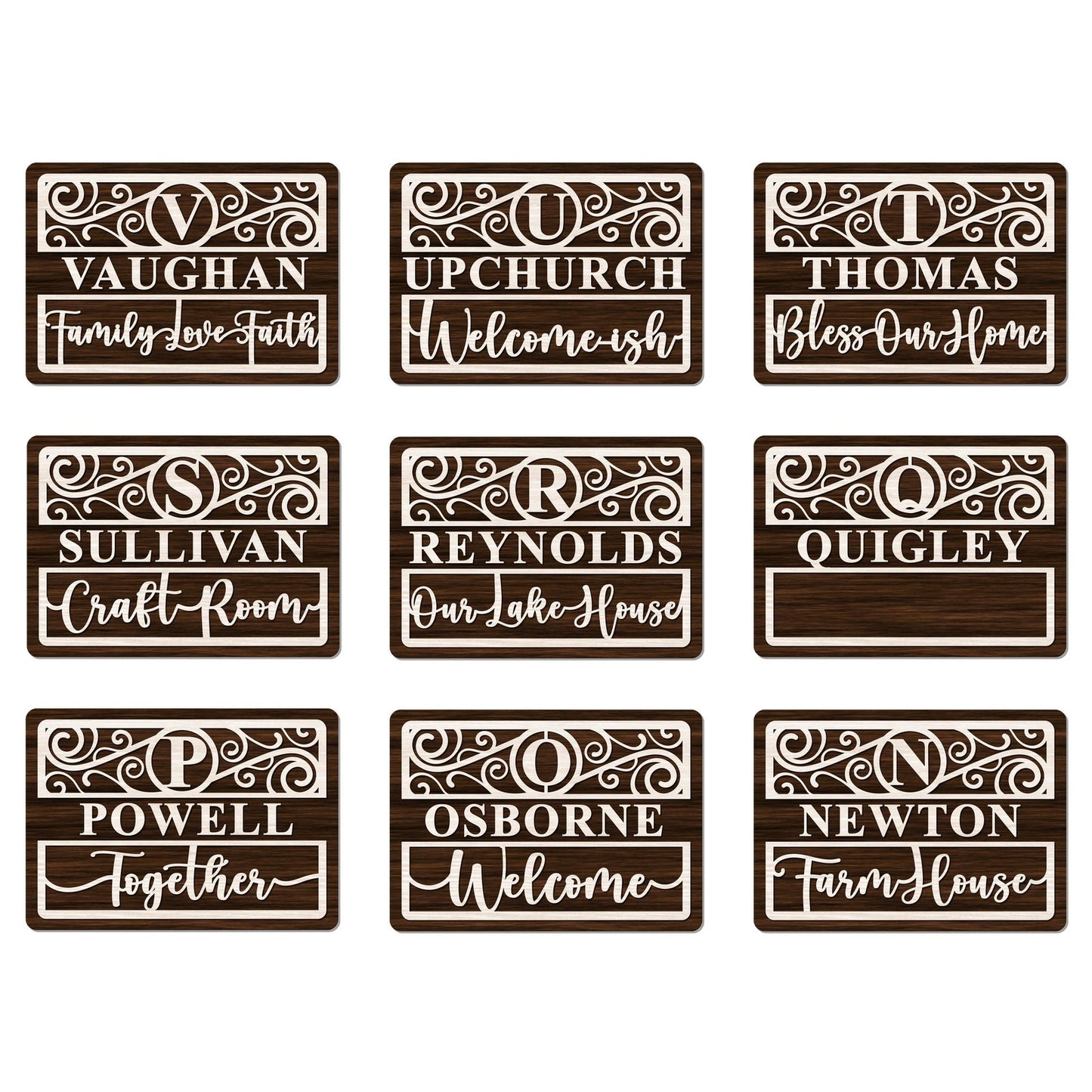 Everything Season RECTANGLE Wood Sign 30 Sign Options 127 Different Icon Options