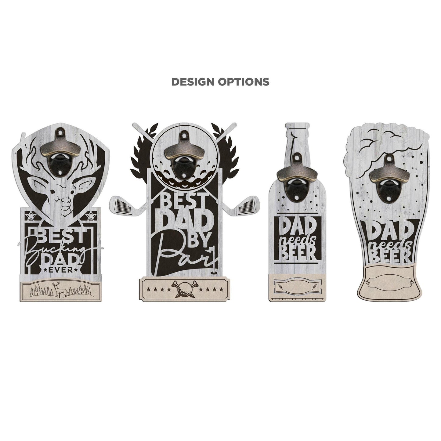 FOOTBALL Dad Loud Proud Custom Bottle Opener Sports Dad Wall Mounted Gift