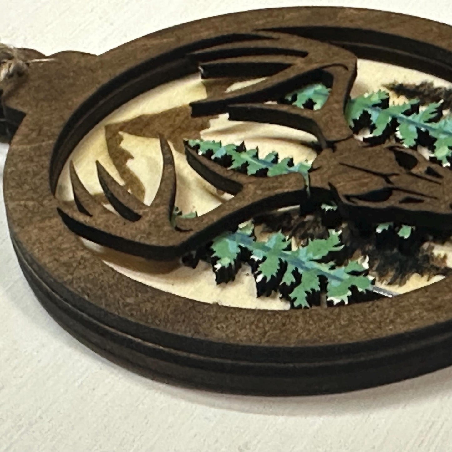 HUNTING Ornaments Bears Bow Duck Dog Skull Sasquatch Fox Hunter Christmas Gift