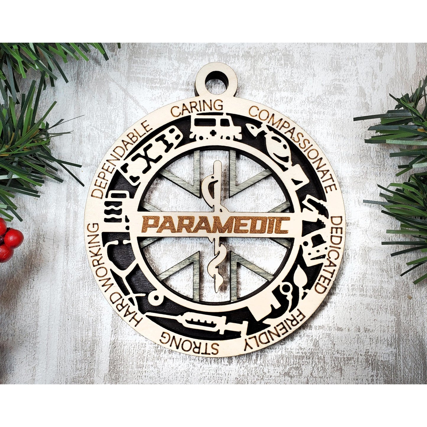 PARAMEDIC Ornament Personalized First Responder Christmas Gift