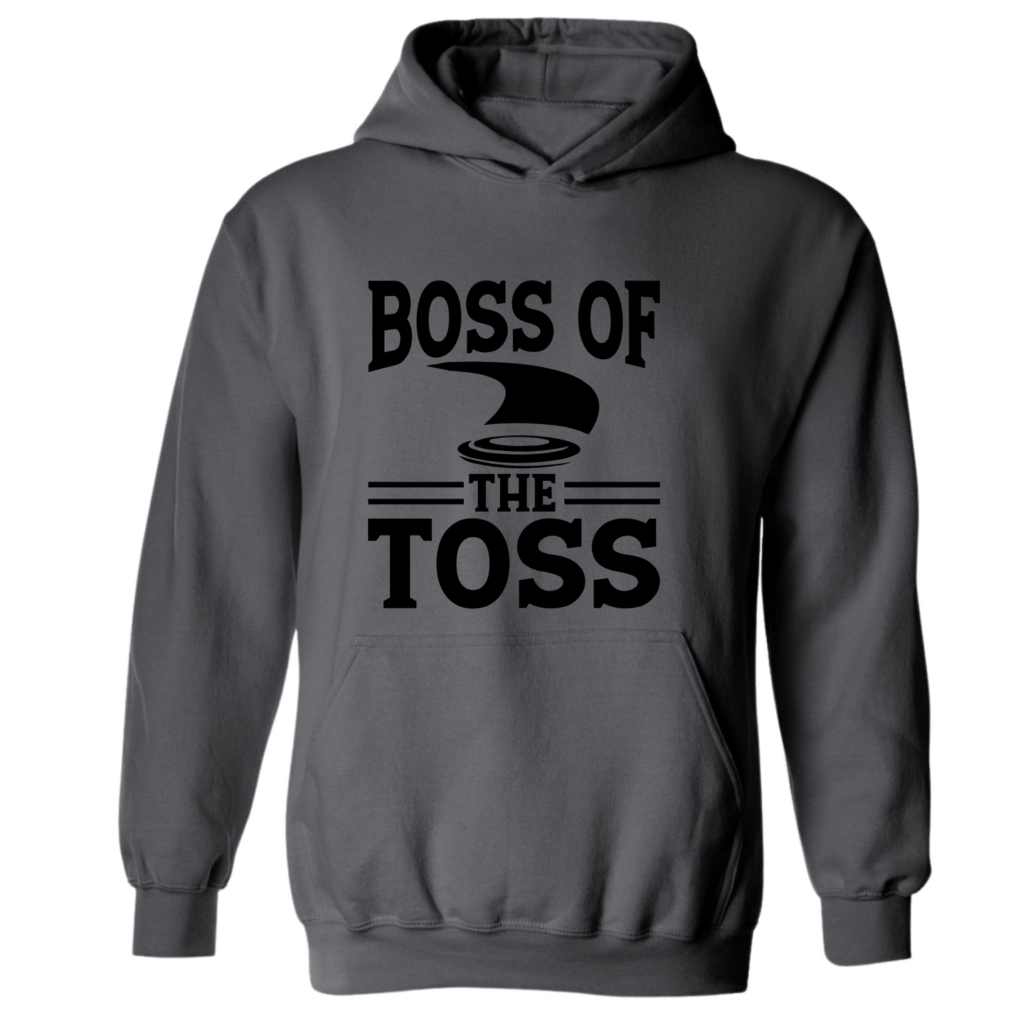 Disc Golf Funny Hoodie BOSS of The Toss Discgolfing Discgolfer Gift Sweatshirt
