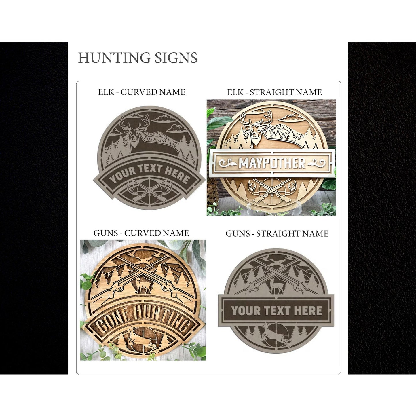 Personalized Gone Hunting Sign Custom Name Hunting Plaques Hunting Gift For Hunter Gift For Dad