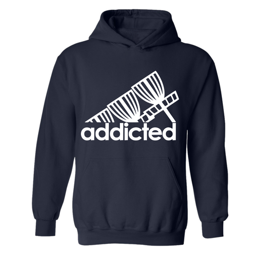 Disc Golf Hoodie Addicted Discgolfer Discgolfing Athletic Sweatshirt