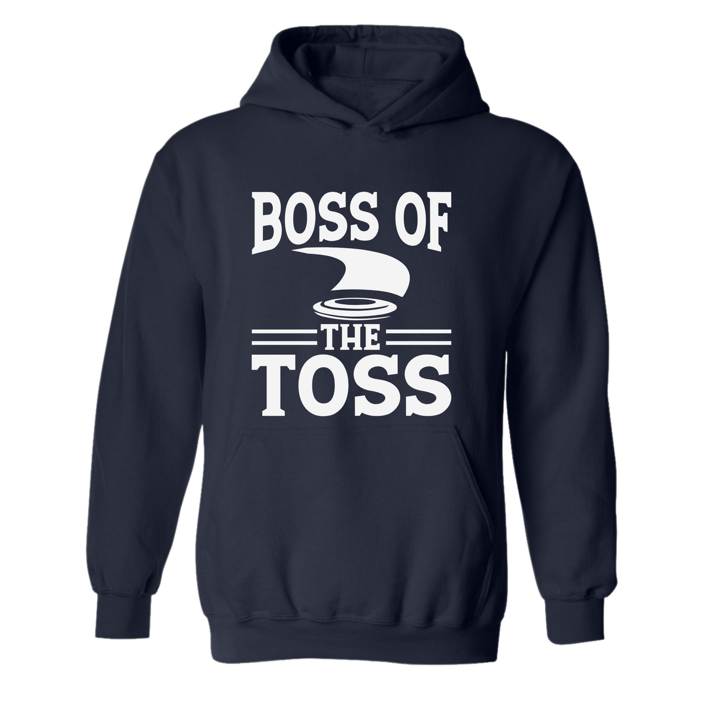 Disc Golf Funny Hoodie BOSS of The Toss Discgolfing Discgolfer Gift Sweatshirt