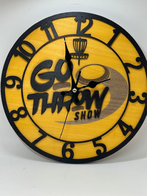 Clock CUSTOMIZED W/YOUR LOGO Wall Clock Custom Gift Hanging Art