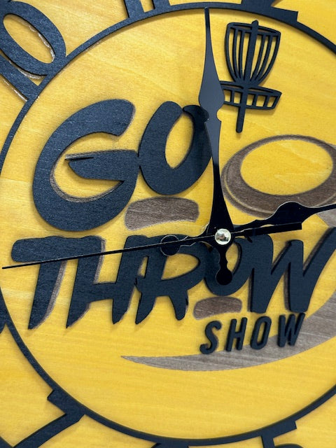 Clock CUSTOMIZED W/YOUR LOGO Wall Clock Custom Gift Hanging Art
