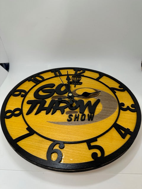 Clock CUSTOMIZED W/YOUR LOGO Wall Clock Custom Gift Hanging Art